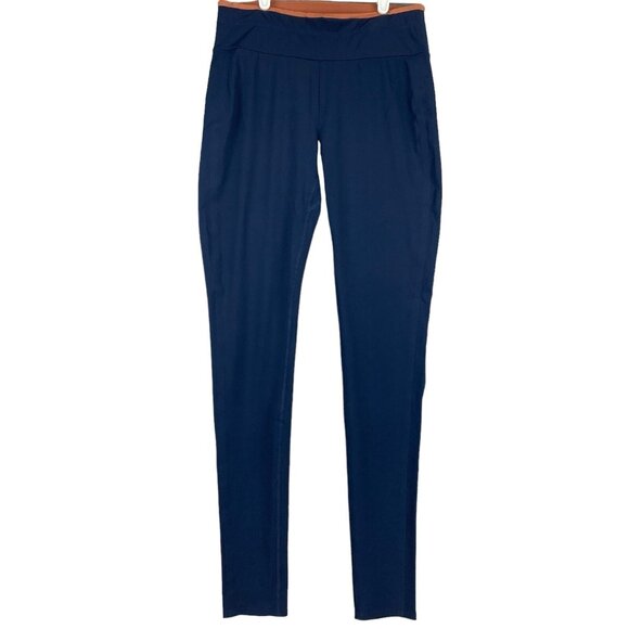 VAARA Maia Designer Luxe Women's Navy Activewear Leggings Size Medium - Picture 1 of 9